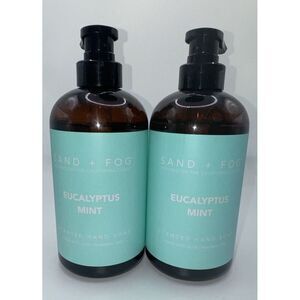 2 Sand Fog EUCALYPTUS MINT Scented Liquid Hand Soap Wash 20 oz